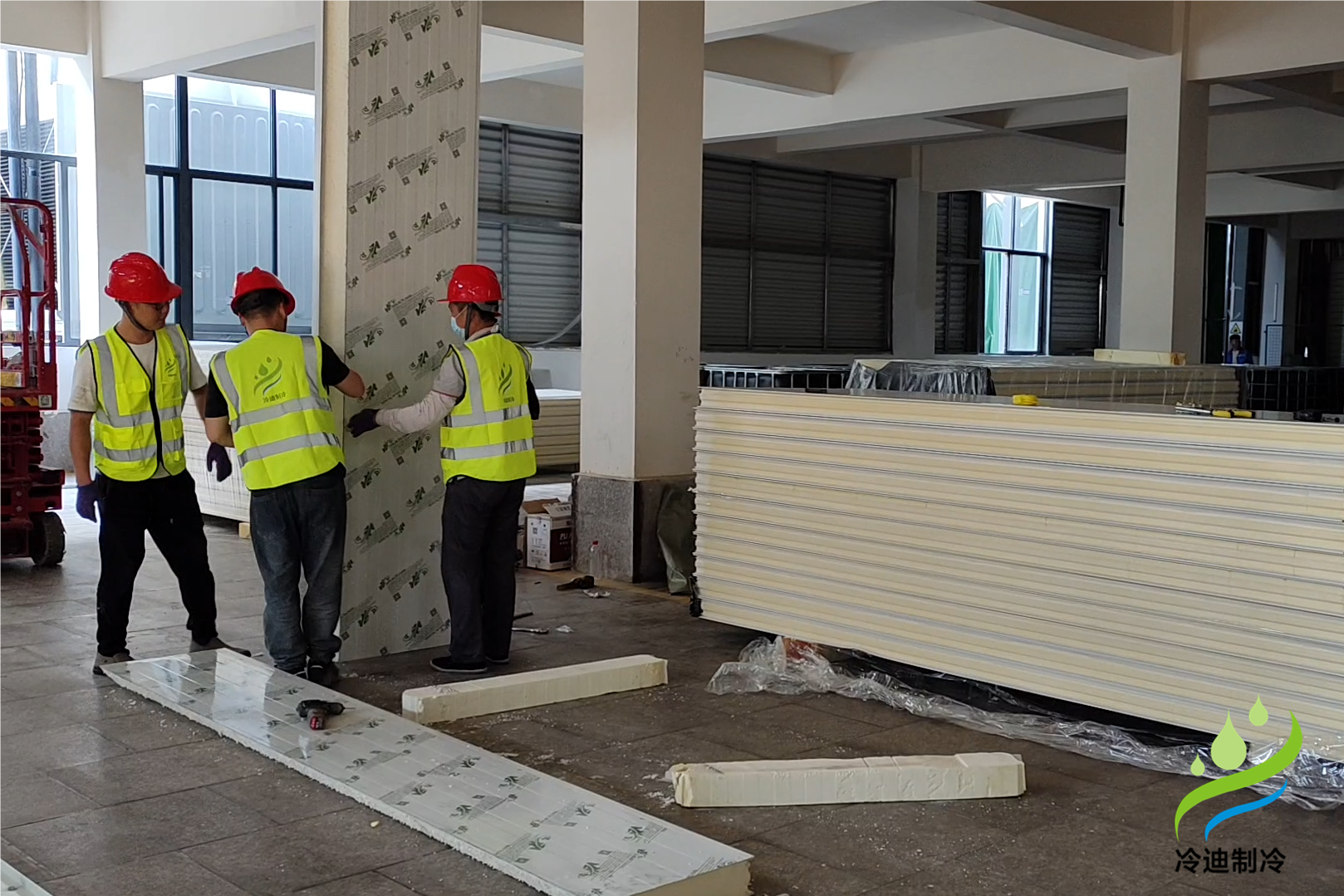 安徽天能集團(tuán)2000立方電池冷庫建造案例(圖3) 天能電池冷庫