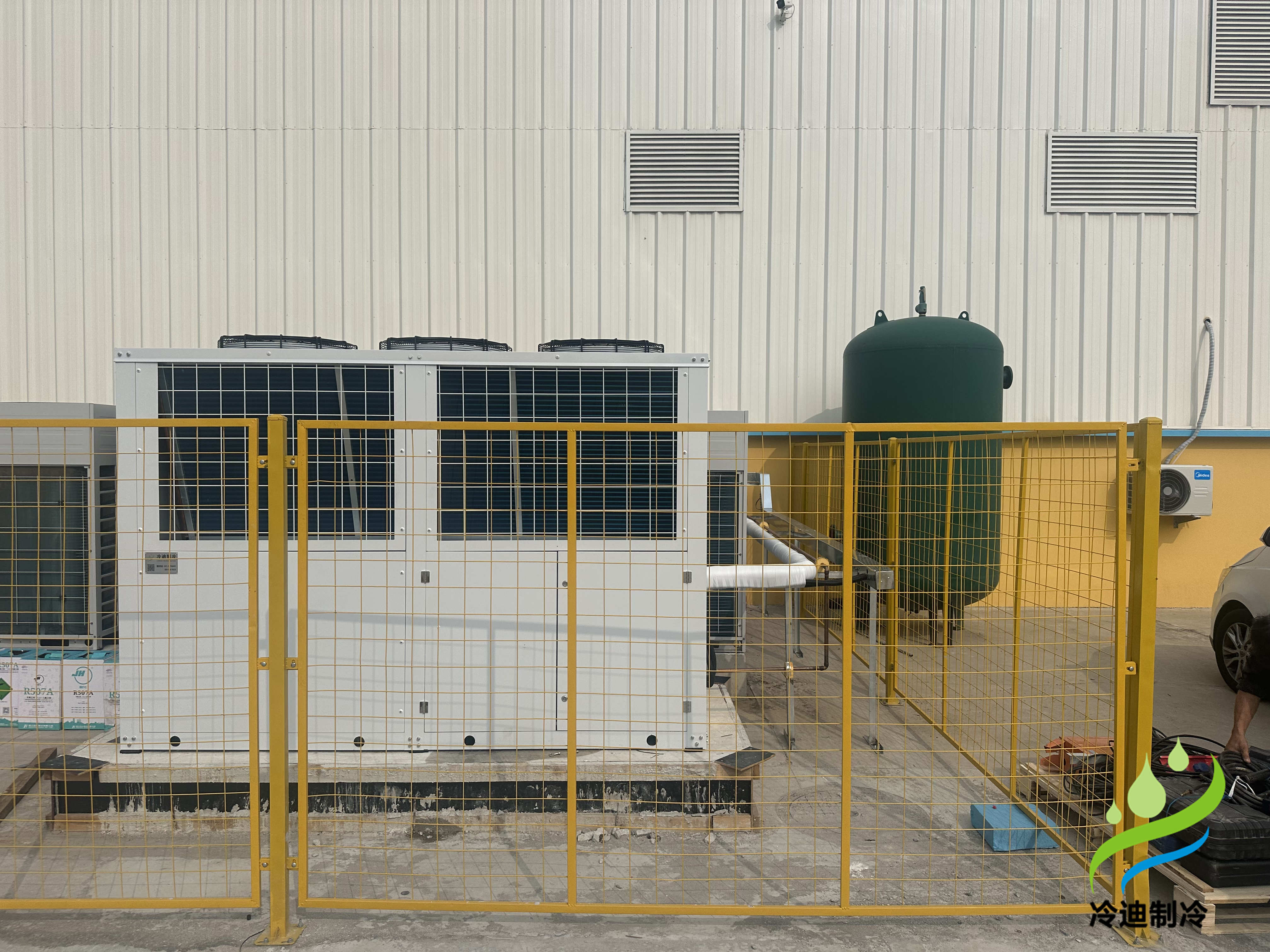 天津三只松鼠1100立方食品冷庫建造案例(圖4) 制冷設(shè)備